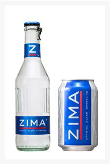 ZIMAの瓶と缶